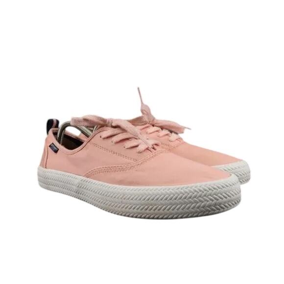 Sperry Shoes Womens 10 Sneakers Slip On Lifestyle Casual Lace Up Pink Preppy Low - Picture 12 of 12